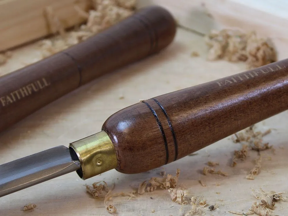 FAITHFULL - Coffret Bois De 8 Outils De Tournage HSS – Image 3